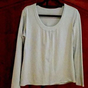 Eddie Bauer Knit Top, Like New, Sea-foam Green